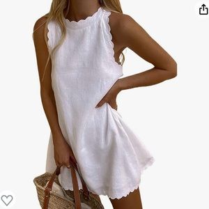 Sleeveless Tank Dress Halter